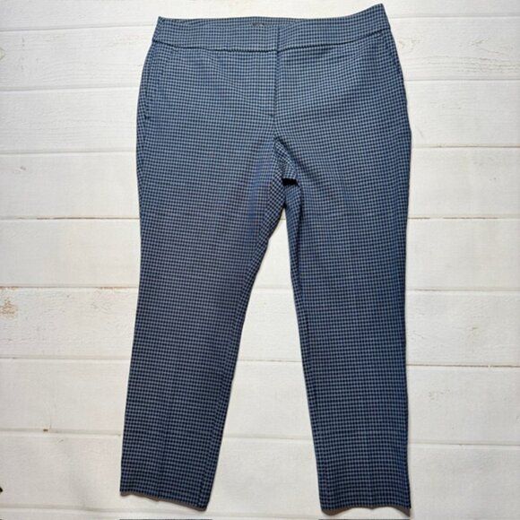 LOFT - Women’s Navy & Black Julie Pants - Size 12 Petite. - Picture 2 of 10